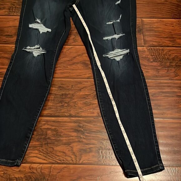 Torrid High Rise Super Soft Distressed Ripped Jeggings - Picture 5 of 16